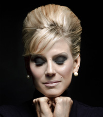 Dusty eyes closed chin on hands